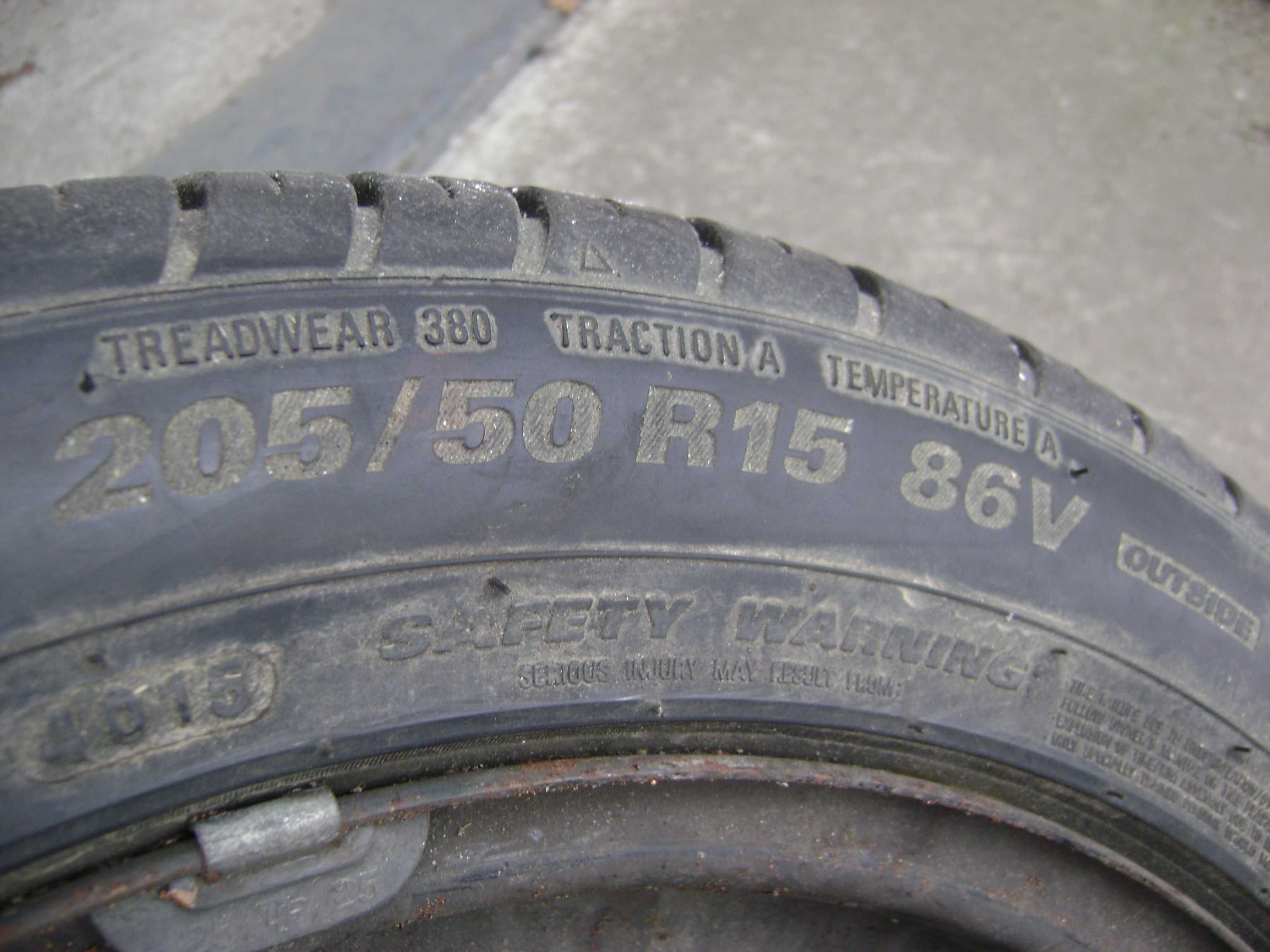 2 szt.koła Mercedes A-klasa opony 205/50/15 KUMHO