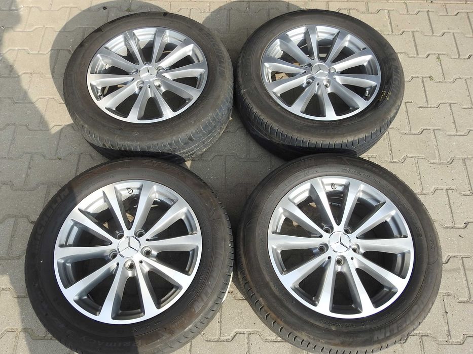 4xMERCEDES A213 7,5x17 ET40 Jak Nowe 2019rok + TPMS