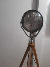 Lampa loft, statyw prl, vintage