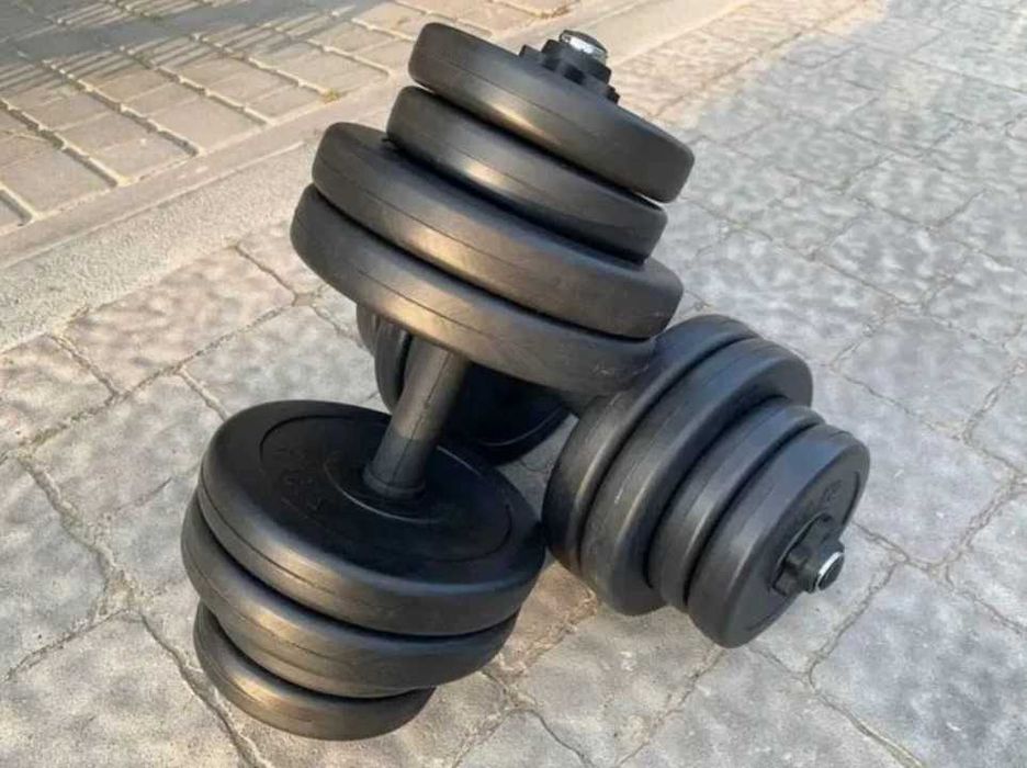 Гантелі силові / гантели разборные  — комплект 2 шт, композитні нові