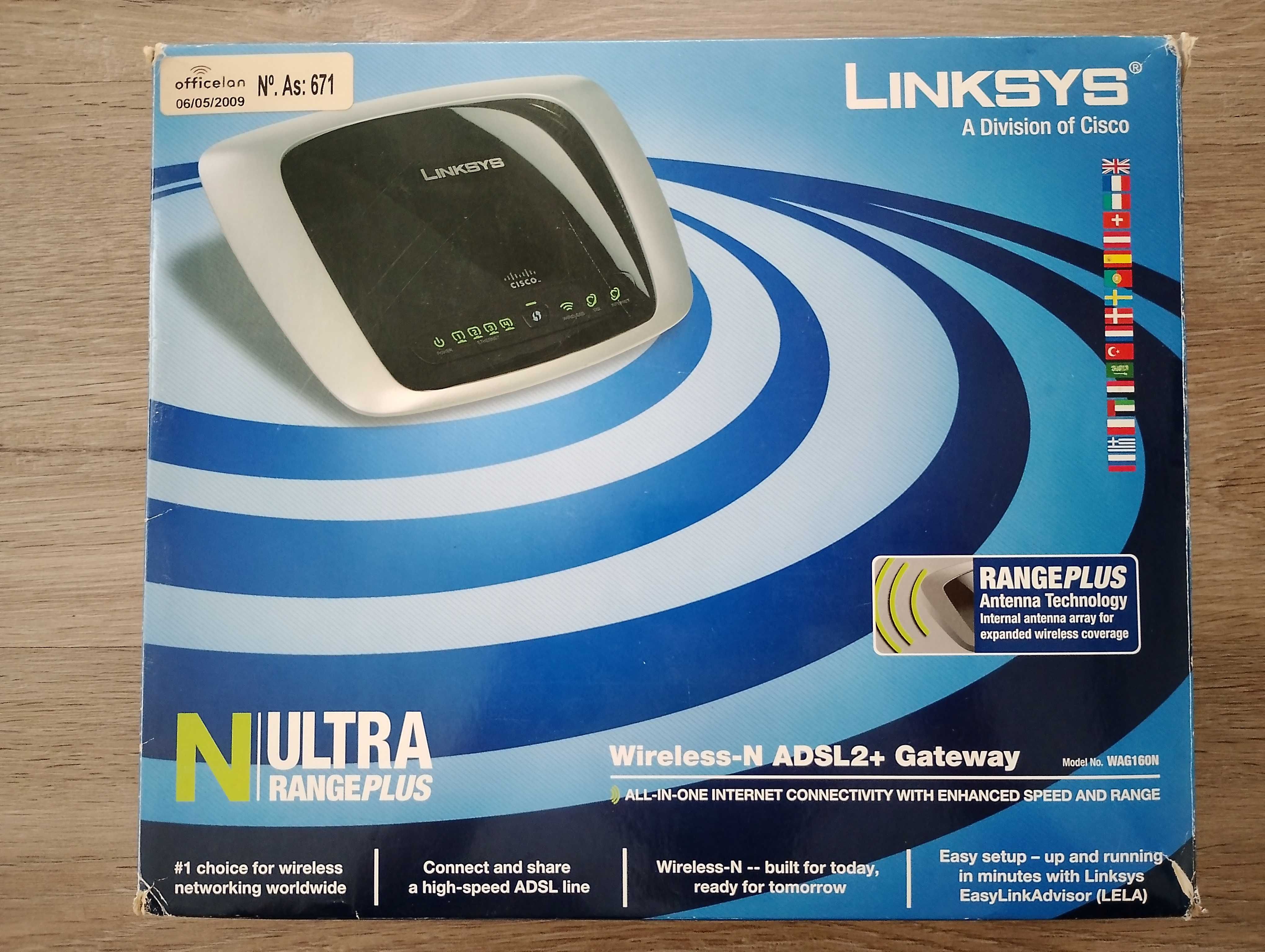 Modem router cisco linksys