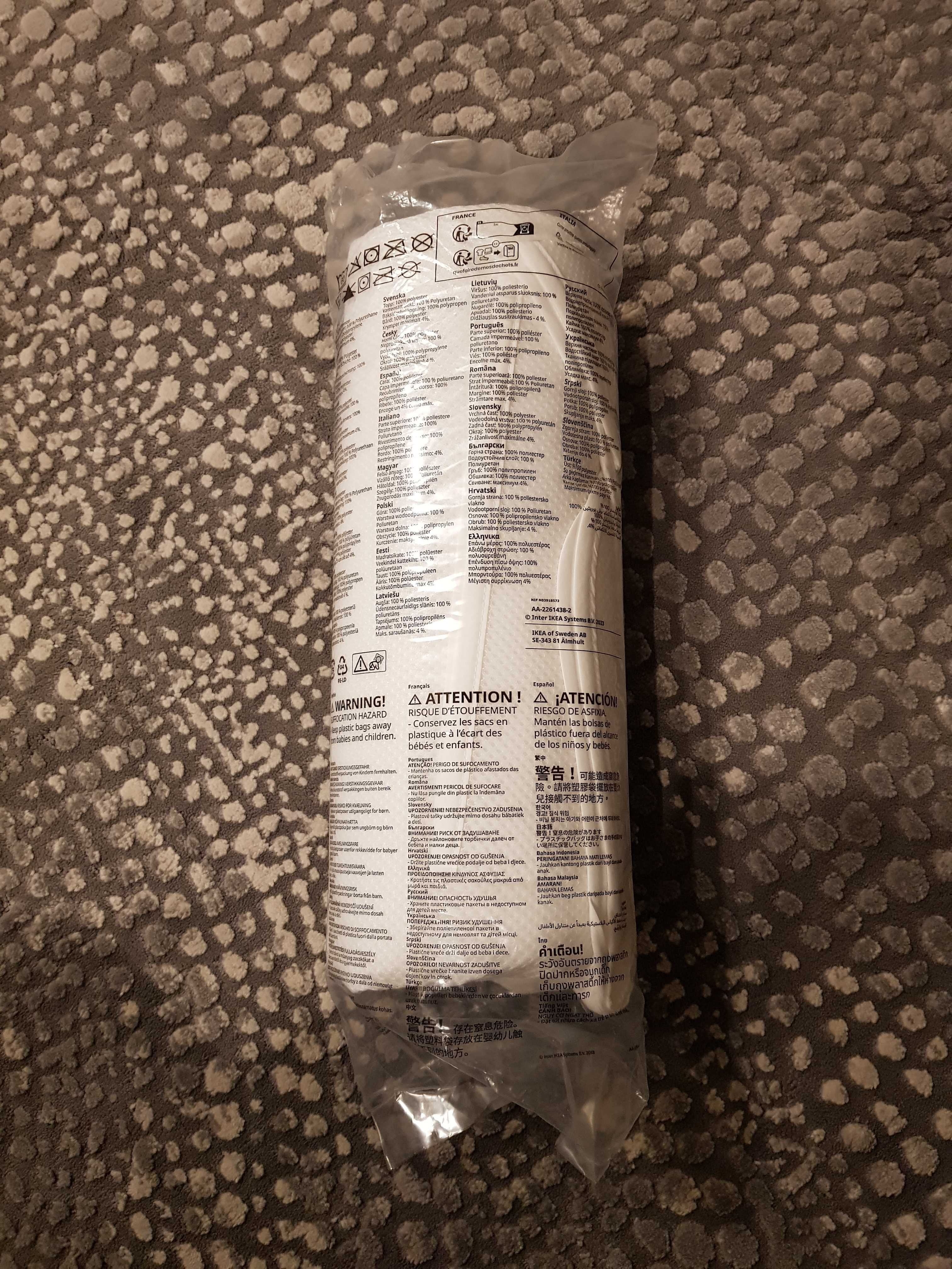 Nowy Ikea Lenast 80x200 cm wodoodporny ochraniacz na materac