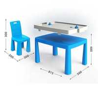 Doloni Toys стол и 2 стульчика (все синие как на фото)