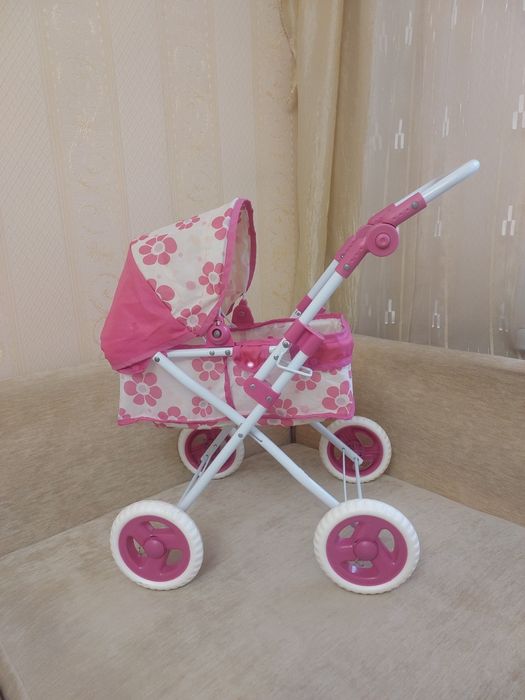 Коляска (візочок) для ляльки з регульованою ручкою