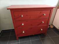 Komoda hemnes czerwona