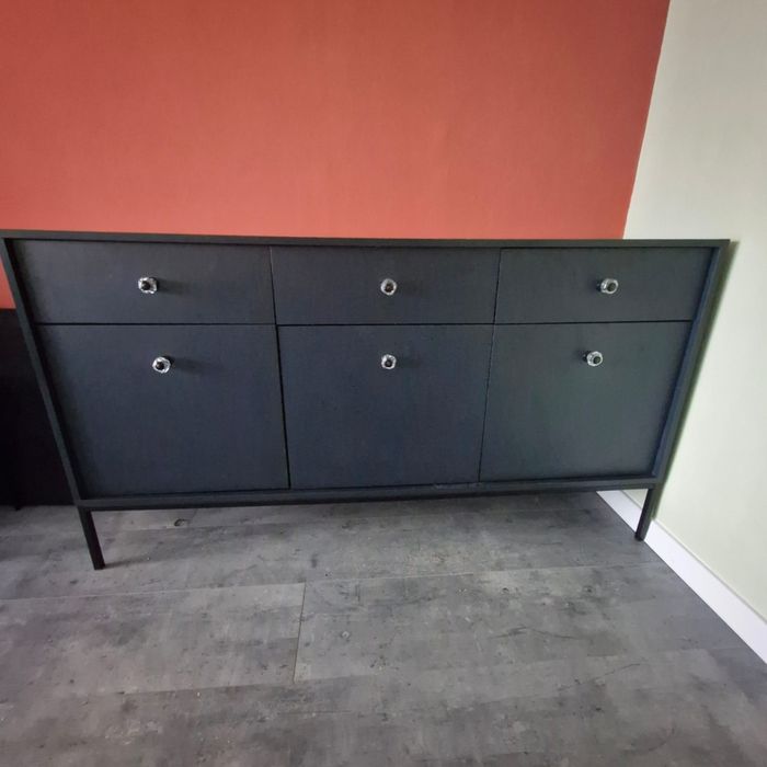 Komoda szerokość 154cm wysokosc 83 granatowa niebieska loft klasyczna