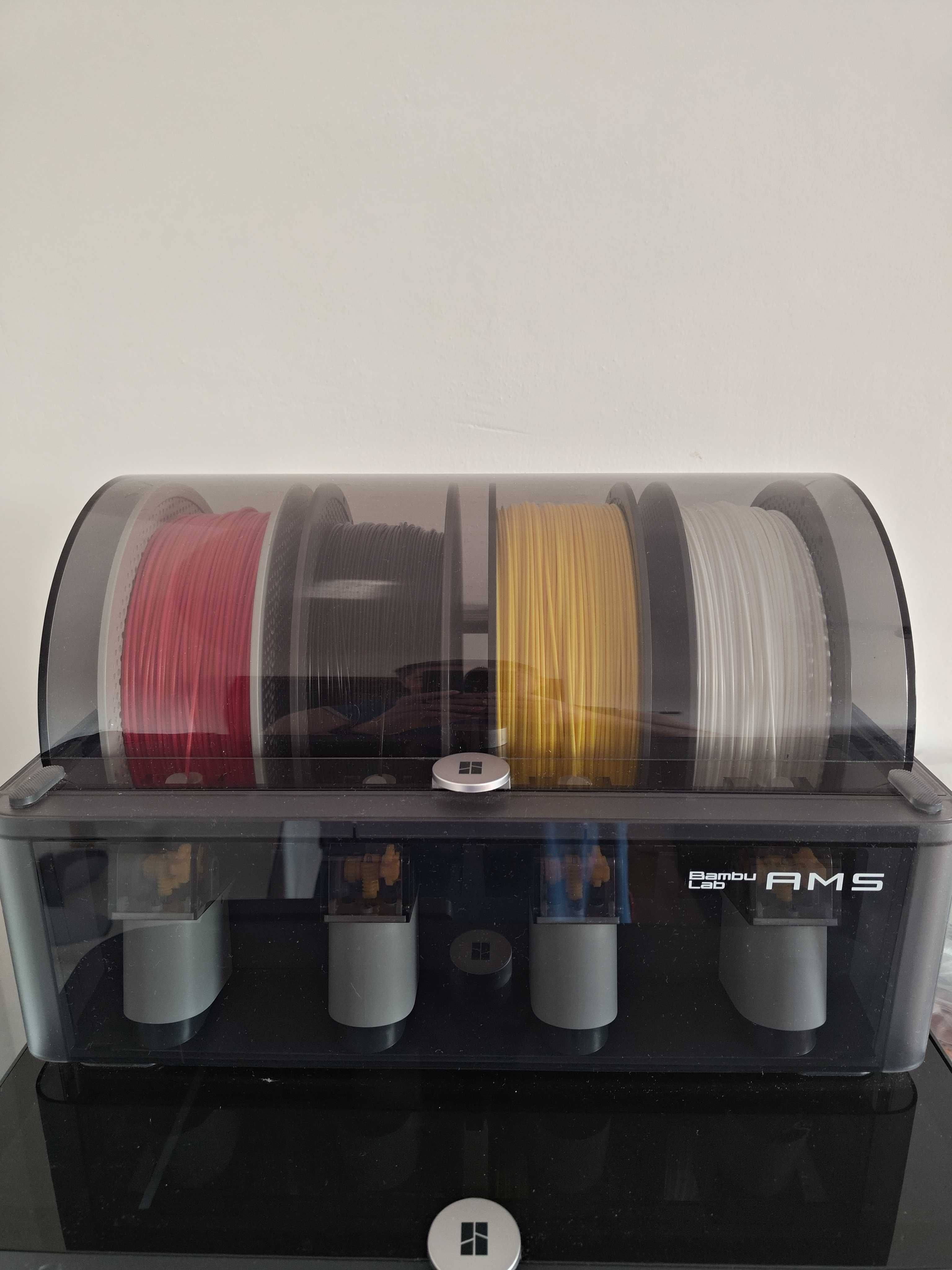 Drukarkę 3D Bambu Lab P1S Combo + Bambu Filament Swatches