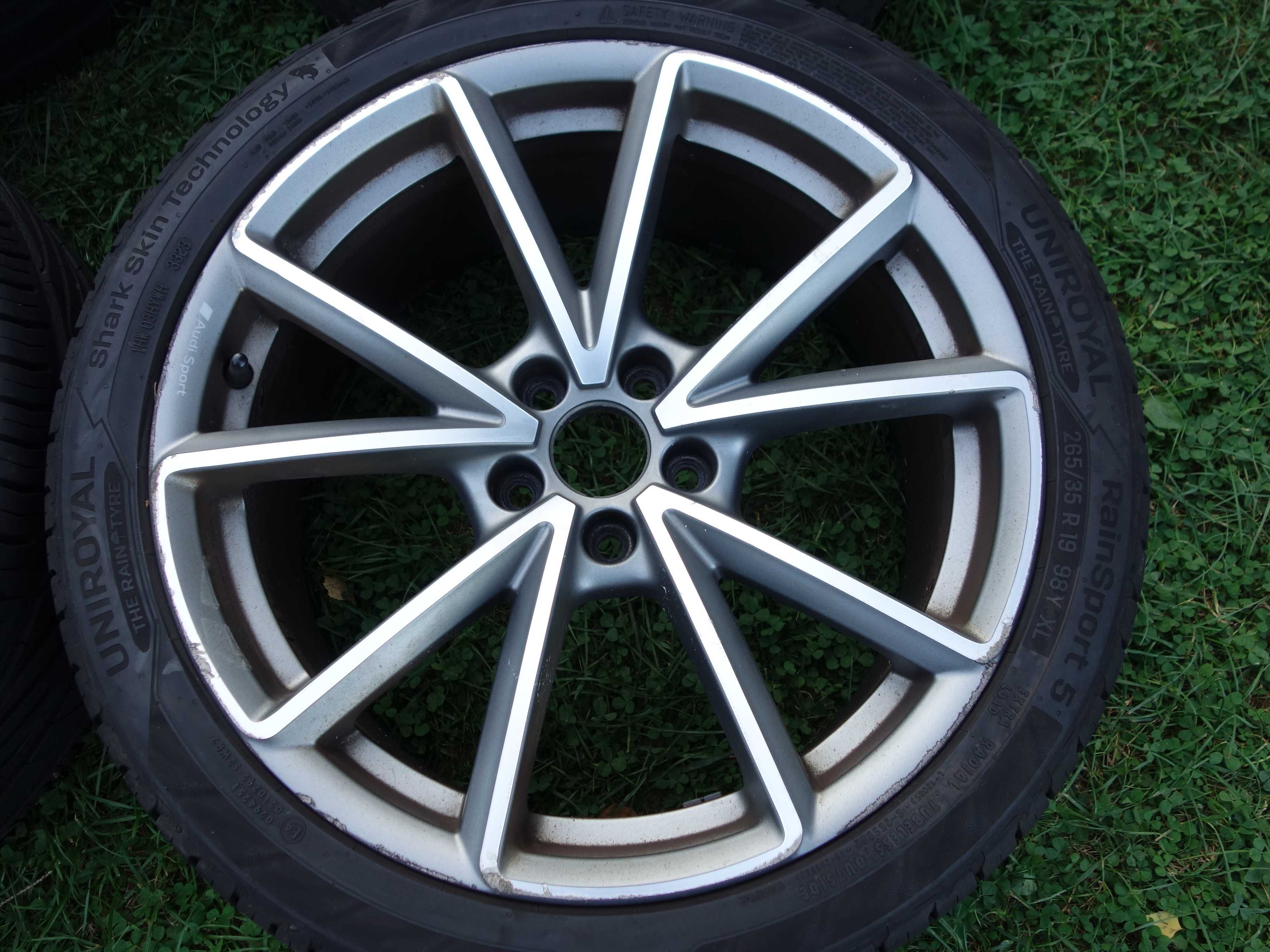 KOŁA Audi S4 A4 A5 A6 C7 4G0 19'' AUDI SPORT Oryginał Opony Jak Nowe