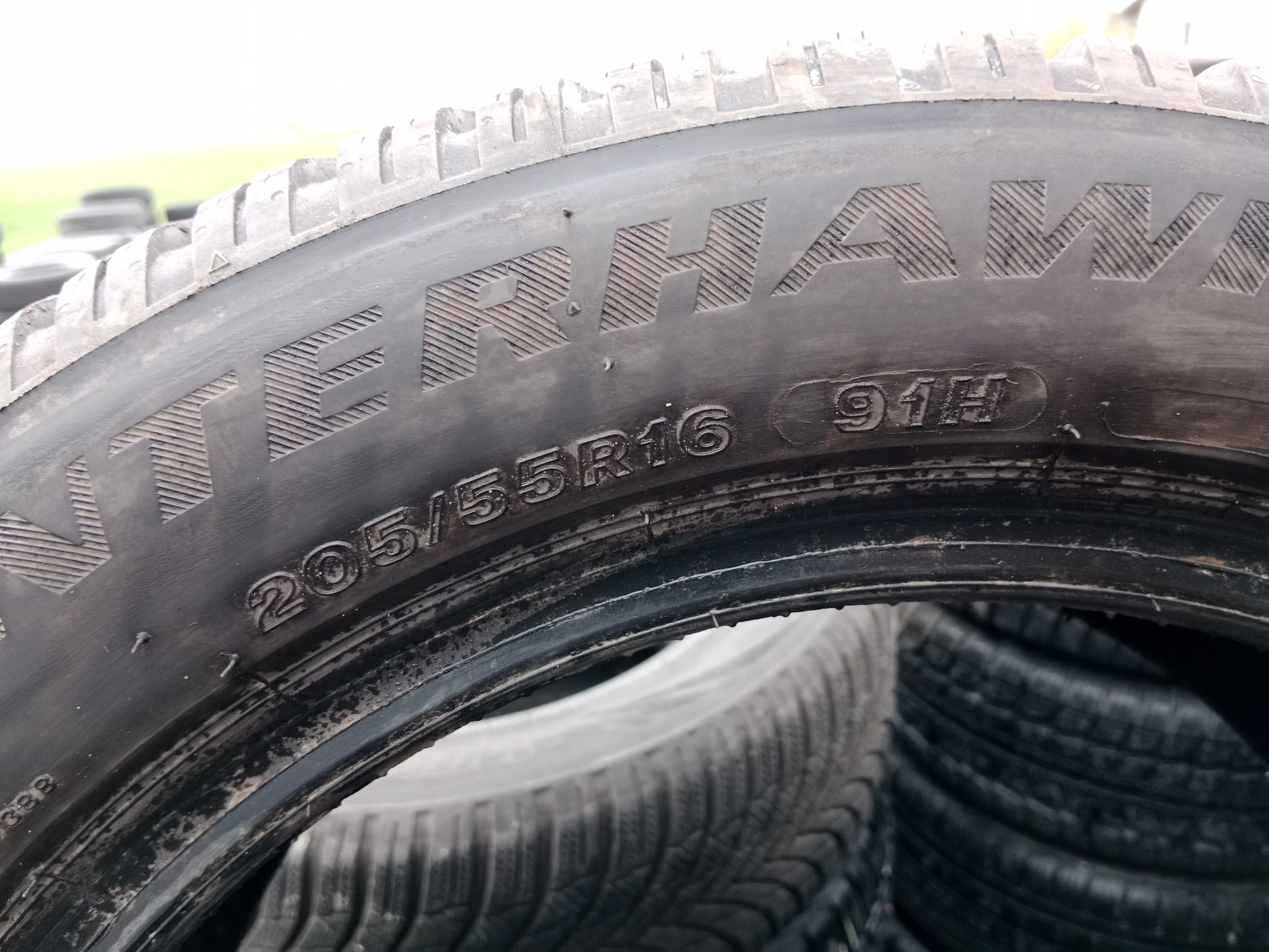 Opona używana 205/55R16 firestone Winterhawk 4 1szt.