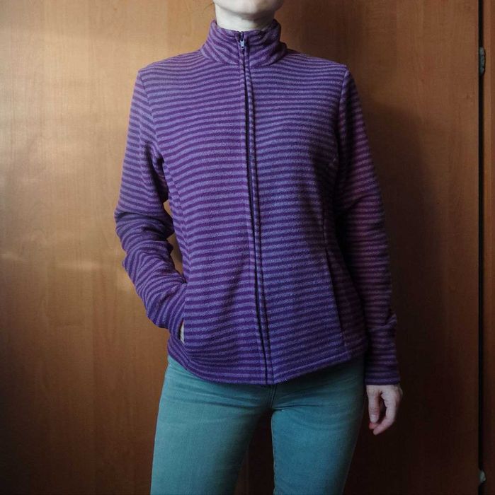 Флісова кофта s (44), фліска на замку, толстовка, тепла кофта