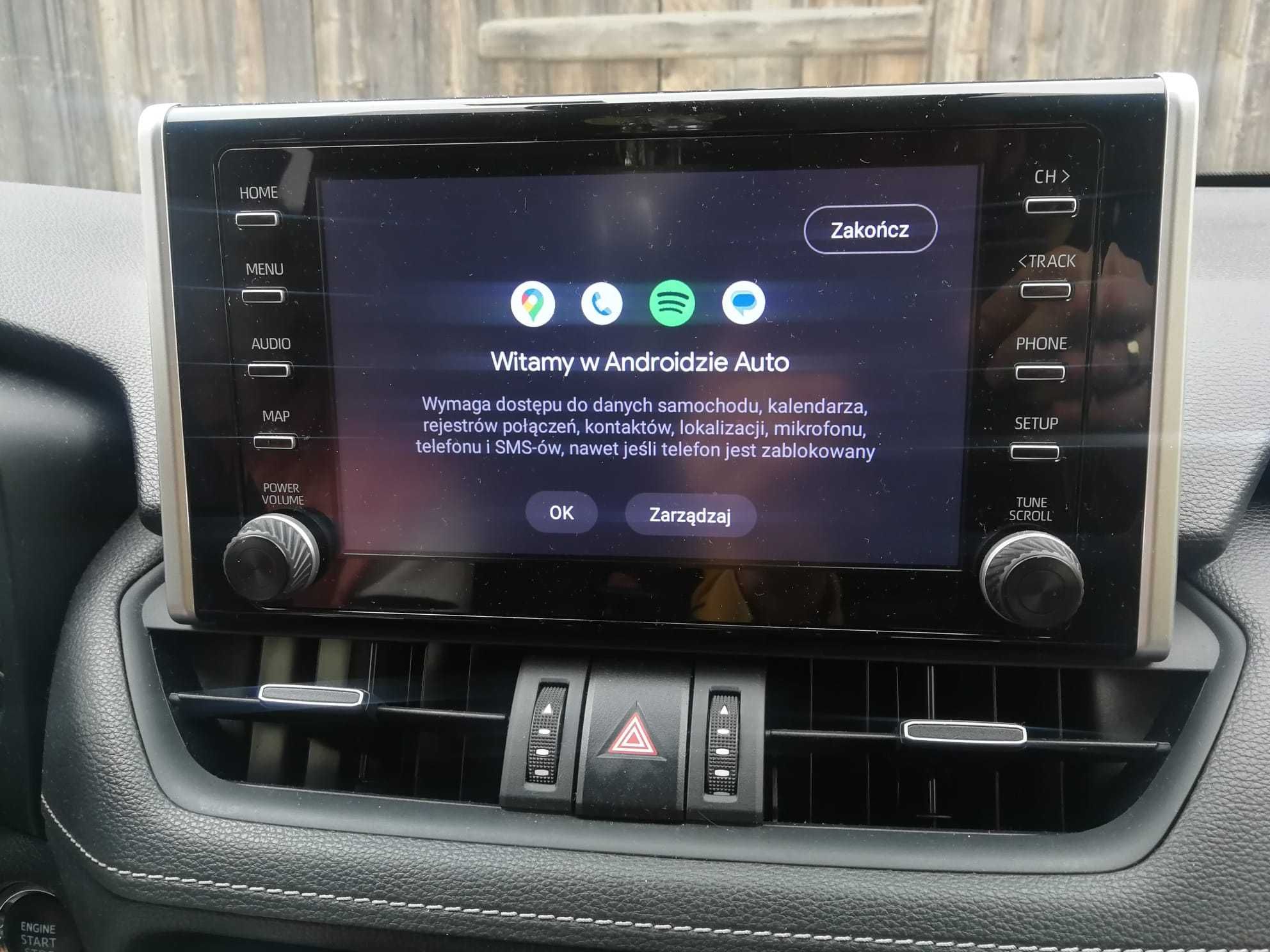 POLSKIE MENU język KAMERA Android Auto Audi Ford VW Volvo Lexus