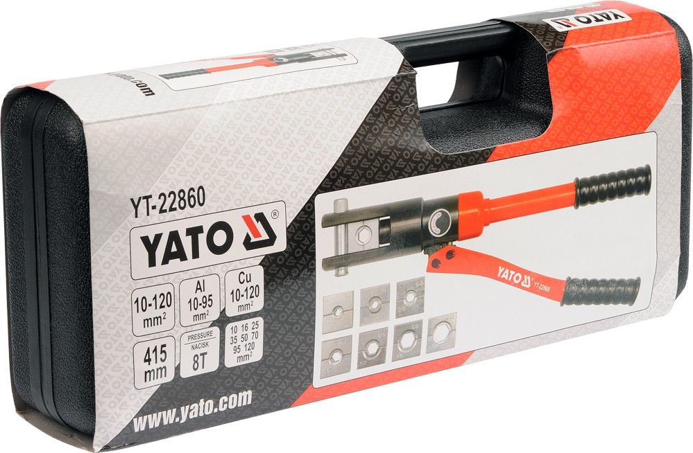 Пресс ручной гидравлический YATO YT-22860 10-120mm2 Польща!