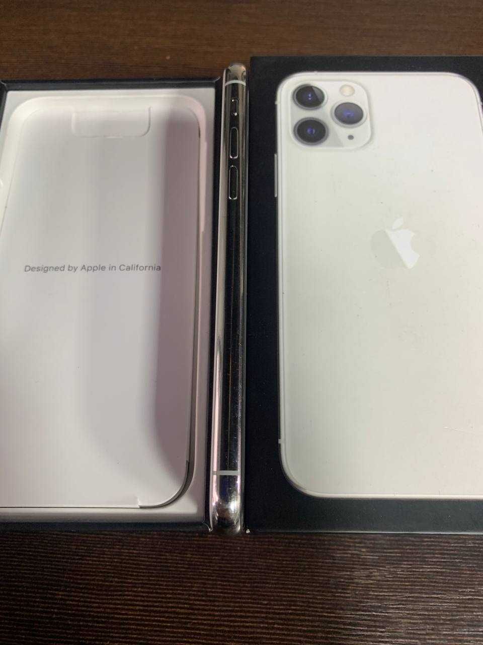 iPhone 11 Pro 64Gb Silver, 100% батарея, ідеал, Neverlock