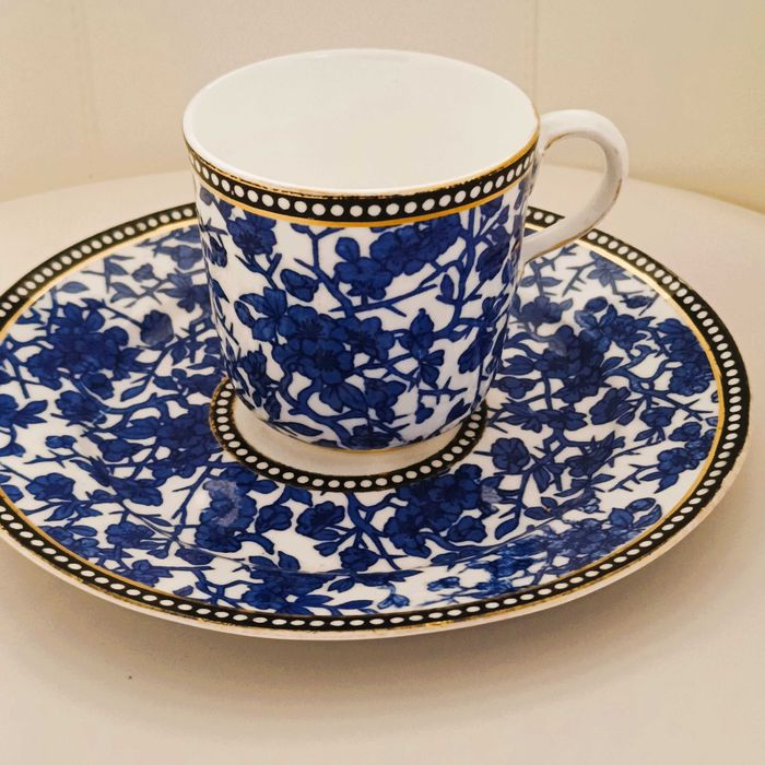 **WIELKA filiżanka porcelana stary COALPORT 1875_1881