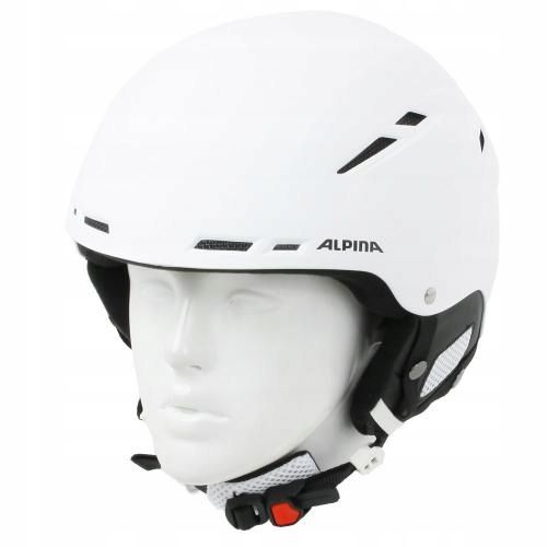 ALPINA BIOM Kask Narciarski WHITE 54-58 cm