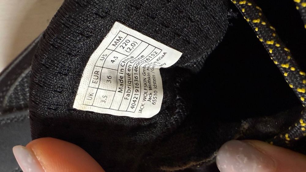 Кросівки Jack Wolfskin 36 розмір (нові, на осінь)
