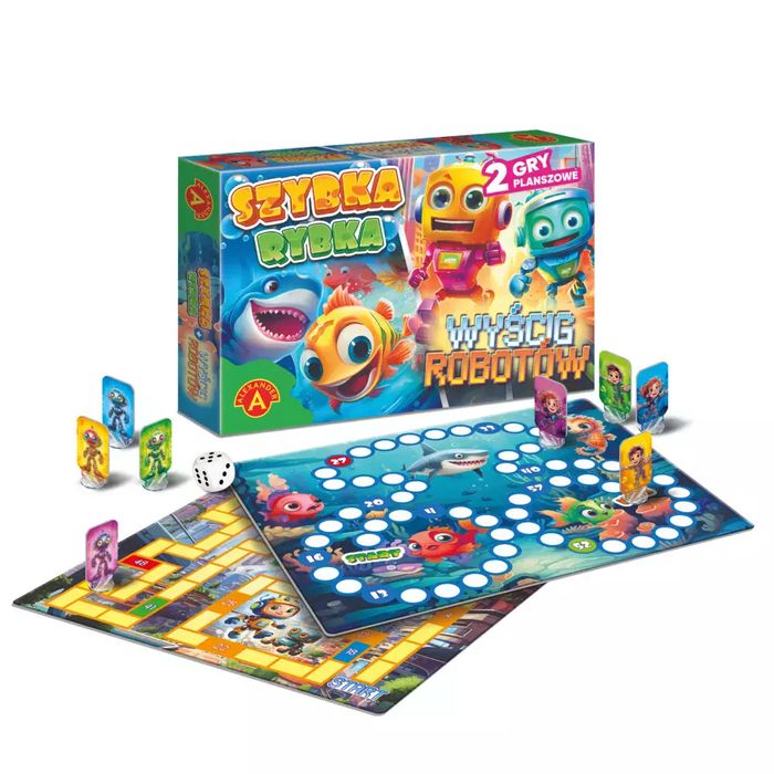 Szybka Rybka / Wyścig Robotów. Alexander. Nowy Produkt