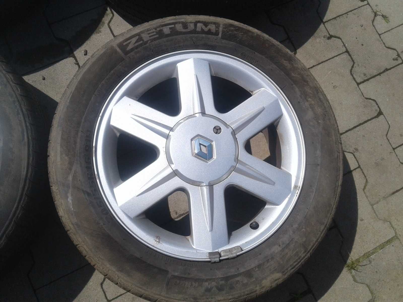 4 Alufelgi Renault Laguna 2 5x108 Opony 205 55 R16 Zetum 7mm