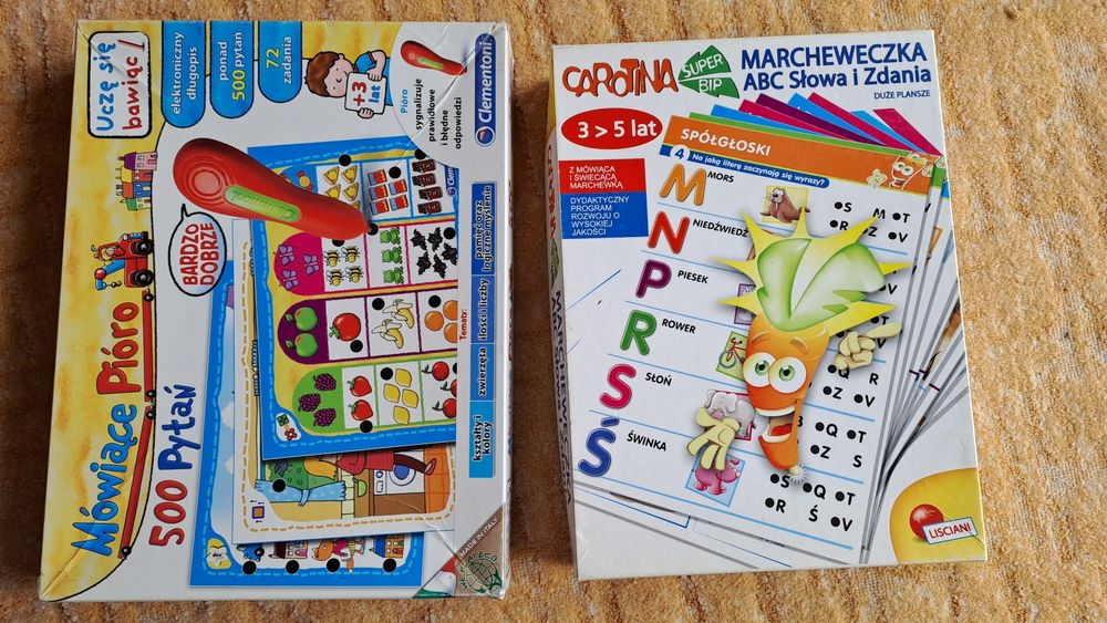 Gry edukacyjne z mówiącym.piórem