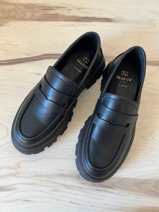 Mocassins pretos Seaside