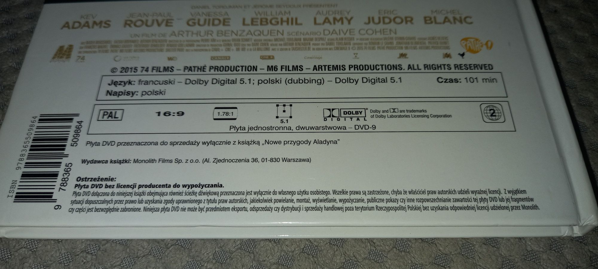 Nowe przygody Aladyna dvd