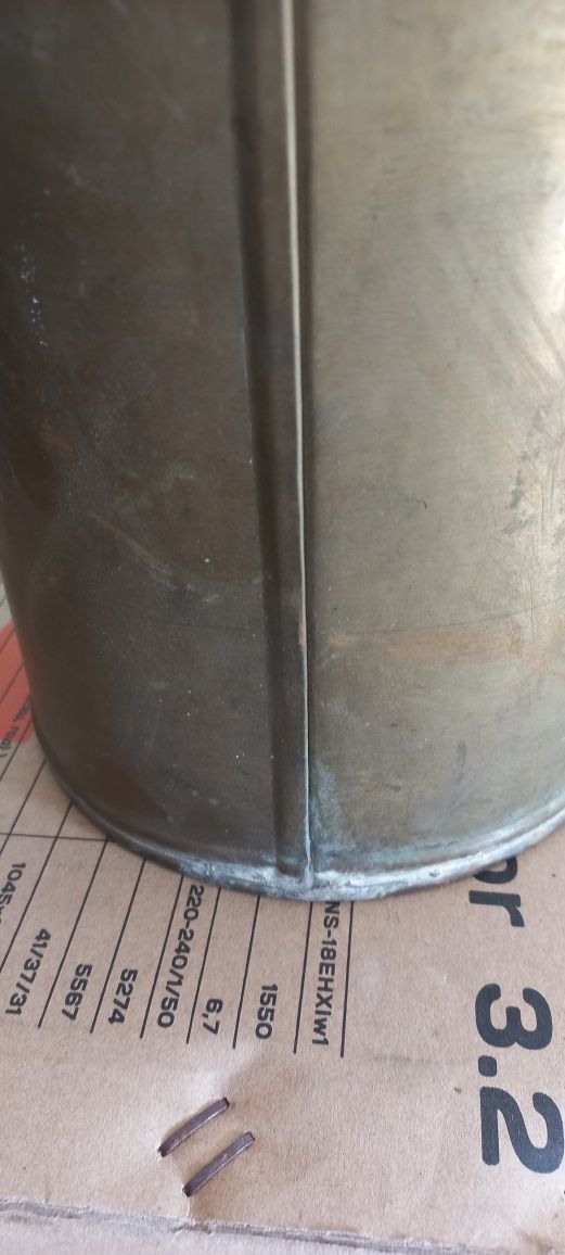 Цилиндр из латуни/бронзы наверное заготовка под копилку