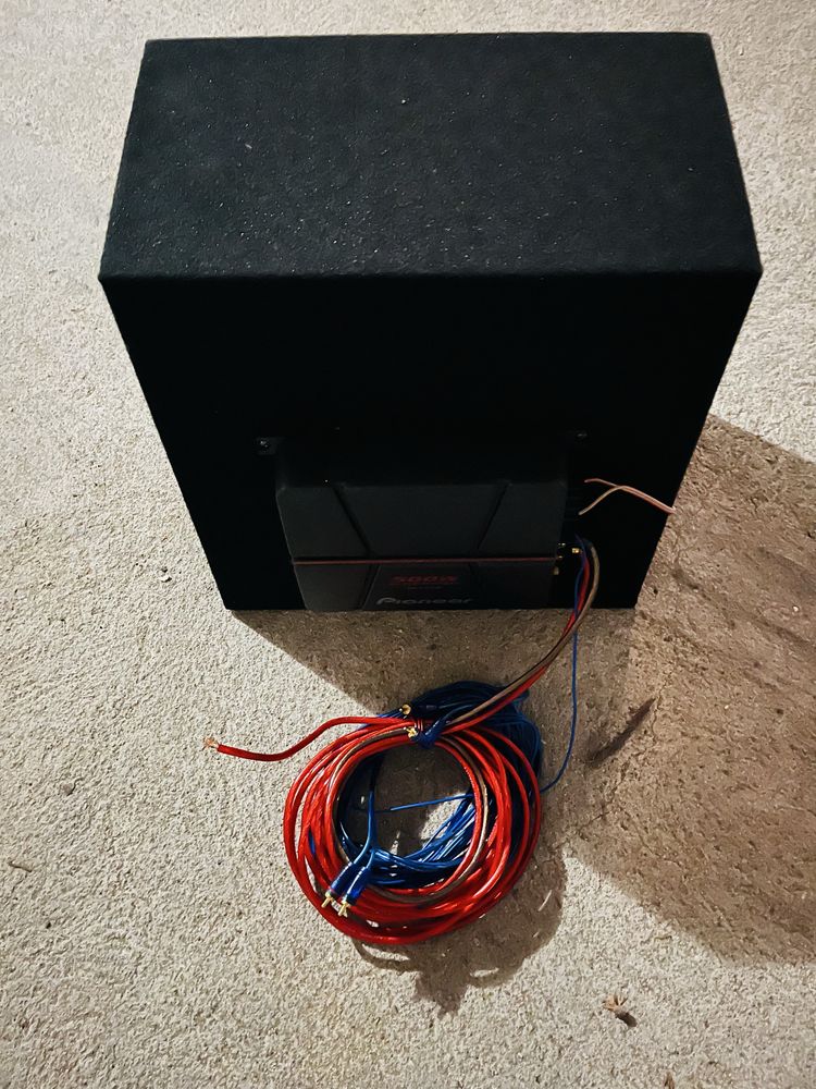 Pack Amplificador de graves subwoofer com cabos  gxt-3730 Pioneer