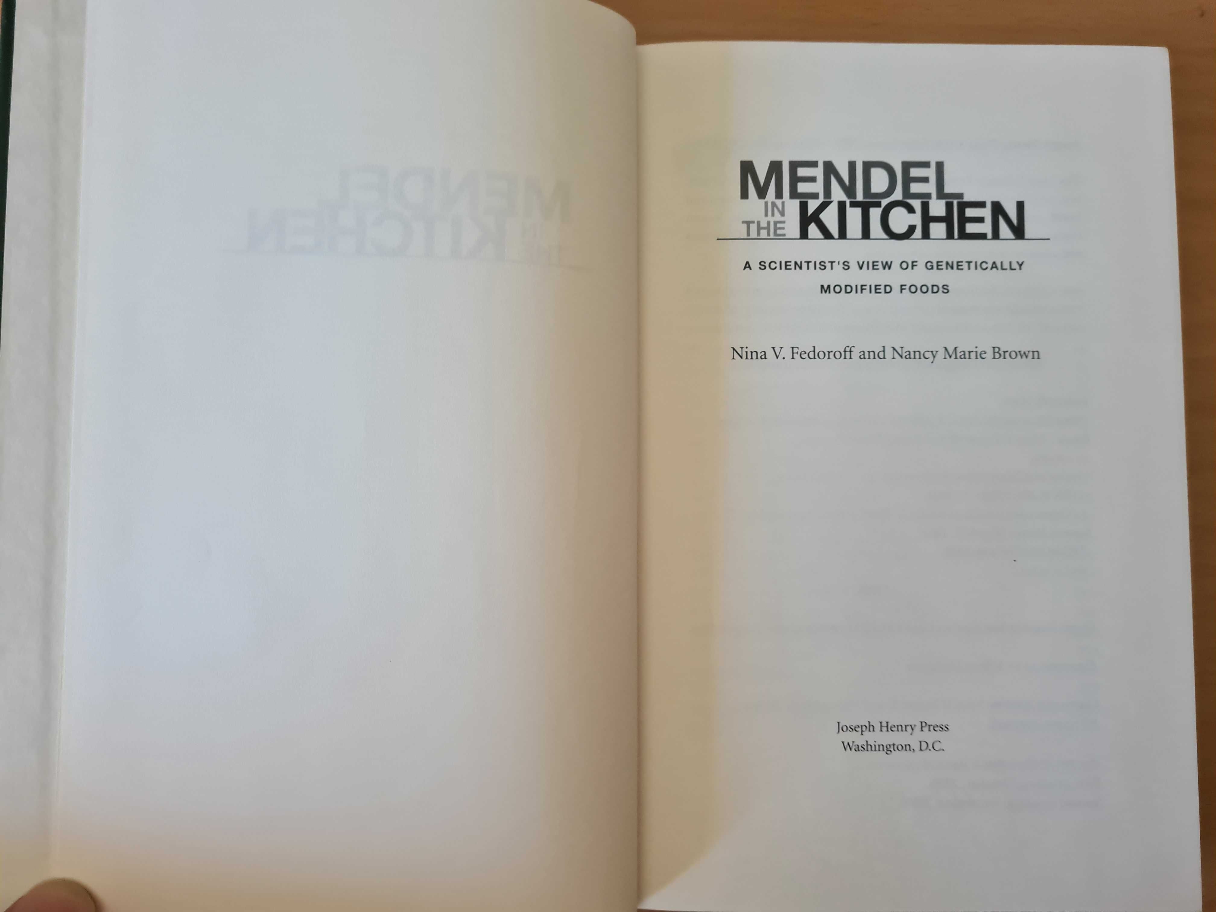 Livro "Mendel in the Kitchen" de Nina Fedoroff