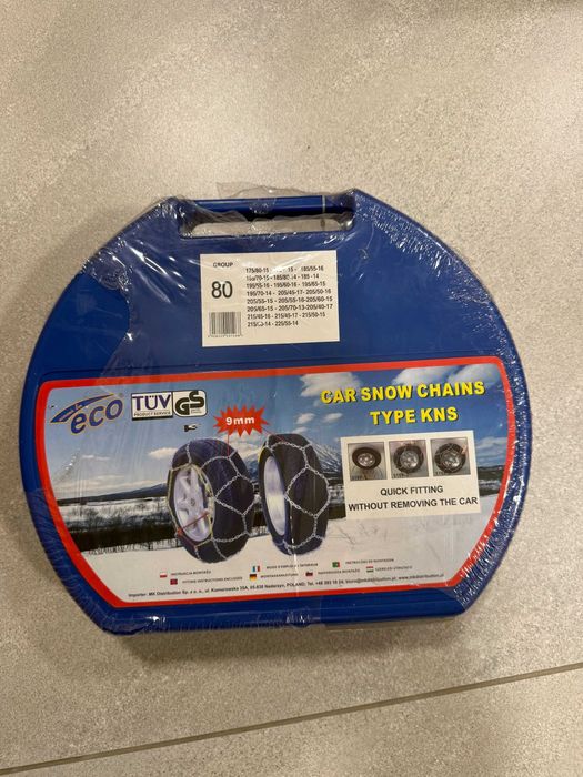 Łańcuchy śniegowe NOWE, nie używane