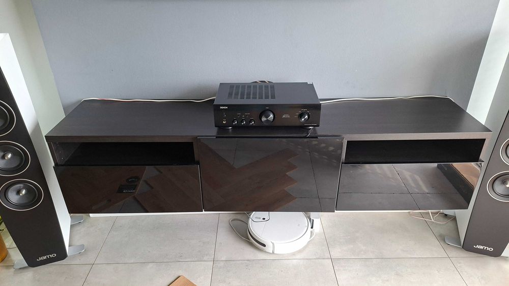 Komoda rtv czarna połysk 180