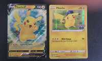 Pikachu V (Promo Card | SWSH198) & Pikachu Holo (Pokemon Go | 28/78)