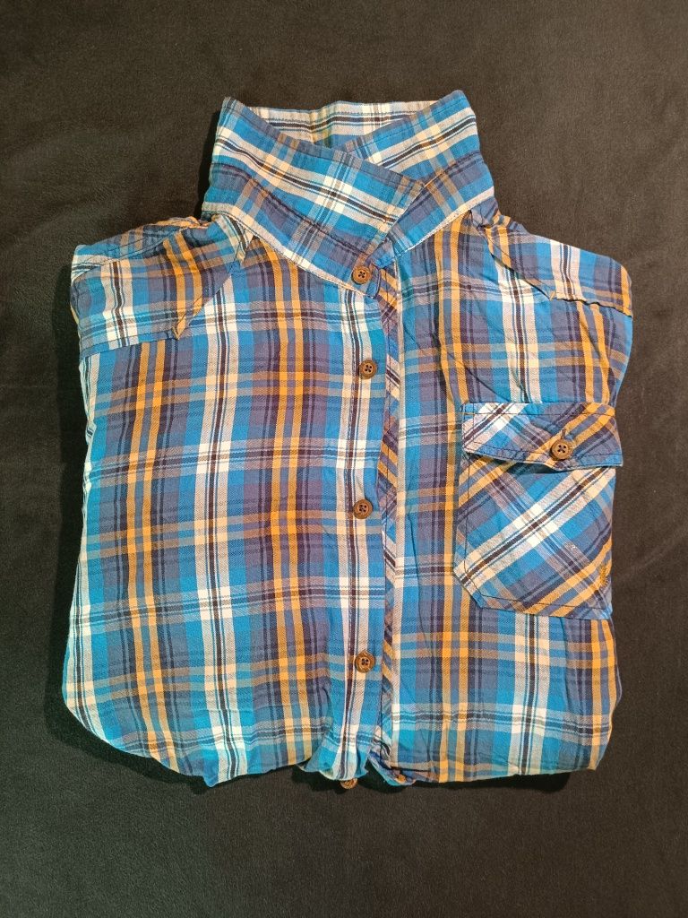 Zestaw 2 koszul casual w kratę (XL)