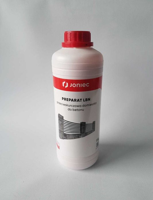 Preparat LBN przeciwskurczowa domieszka do betonu 1L Joniec od ręki