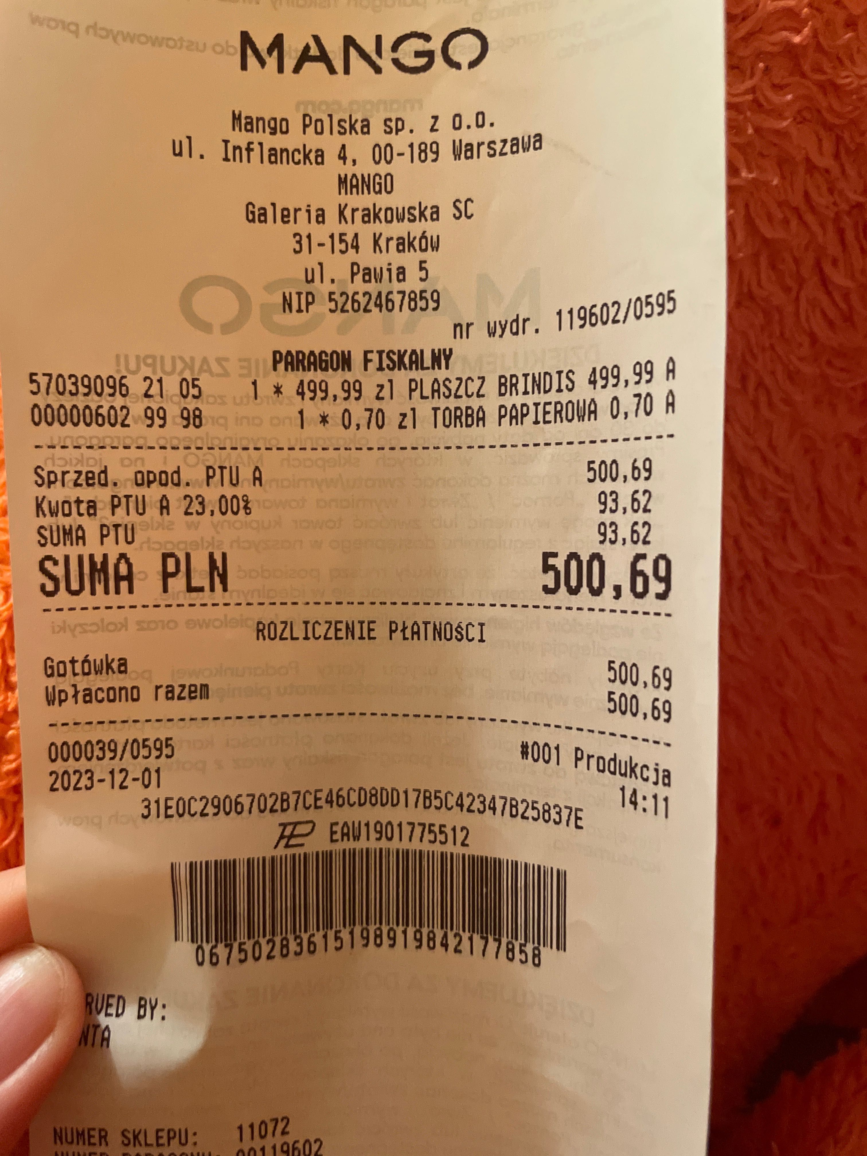 Трендова еко шуба Mango нова
