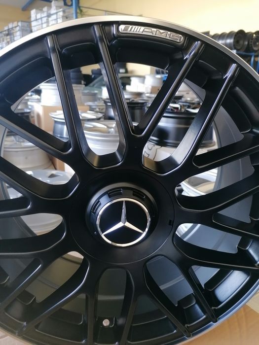Felgi alu Mercedes A CLA C E AMG GT 18 cali czarny mat