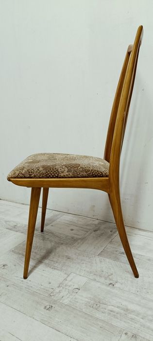 krzesła duńskie vintage design PRL do stołu lata 70-te