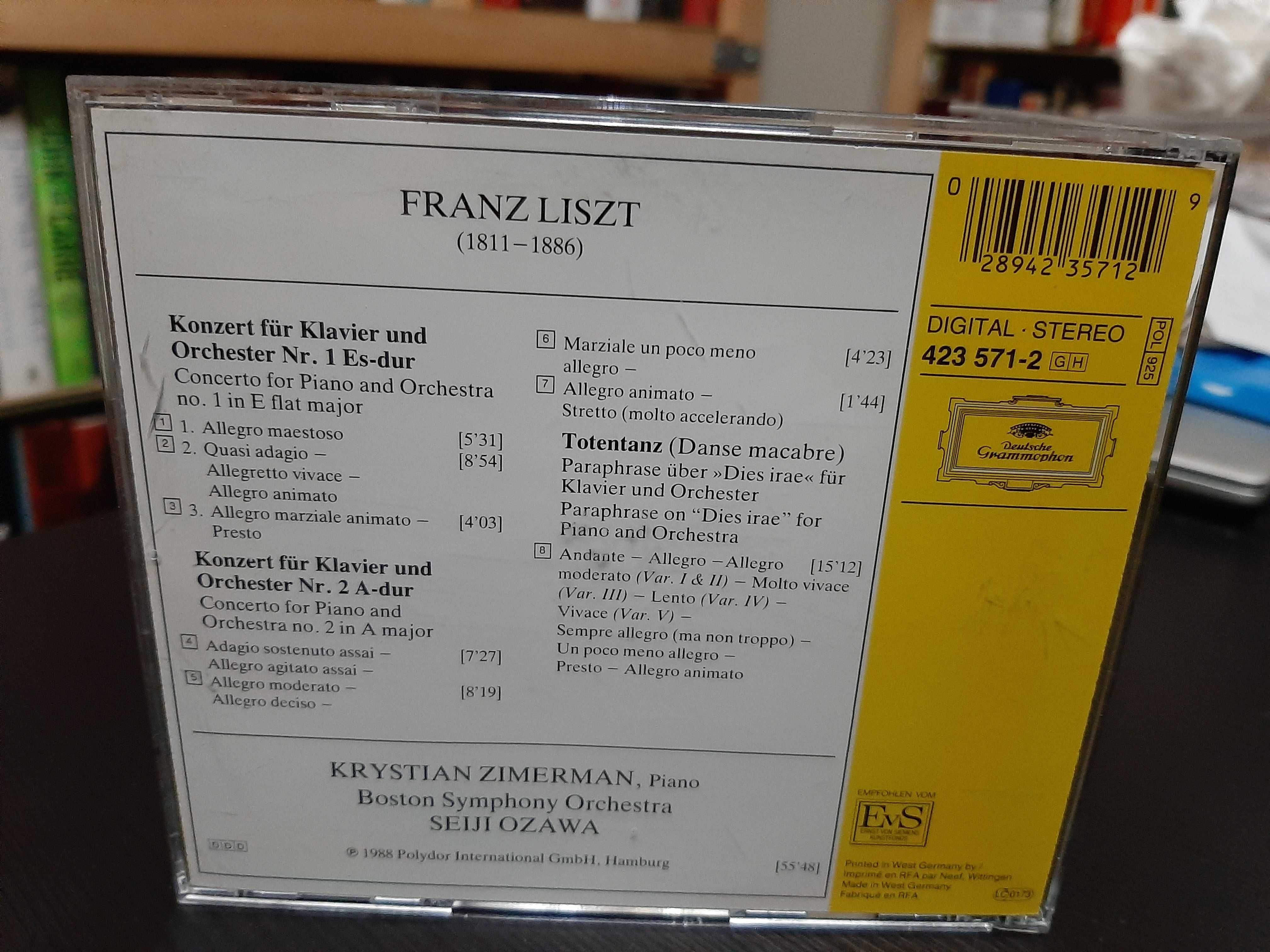 Franz Liszt - Piano Concertos 1 e 2 - Krystian Zimerman, Seiji Ozawa