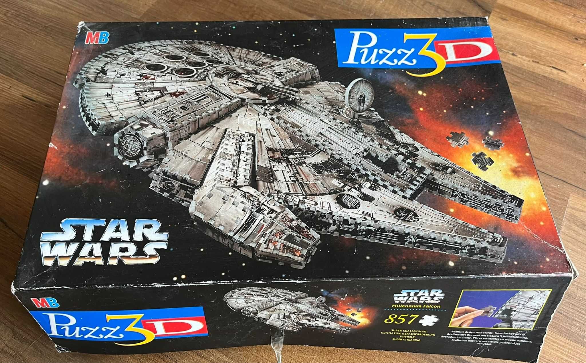 Puzzle 3D Star Wars Millennium Falcon 857 elementów