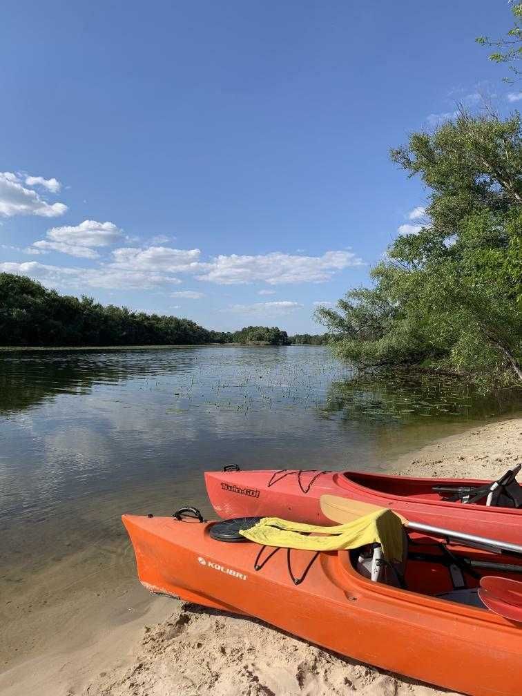 Каяк байдарка Колибри Twin Go двухместная каноэ каное Колібрі Riverday