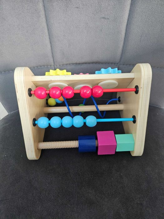 Interaktywna kostka labirynt klocki sorter plus gratis