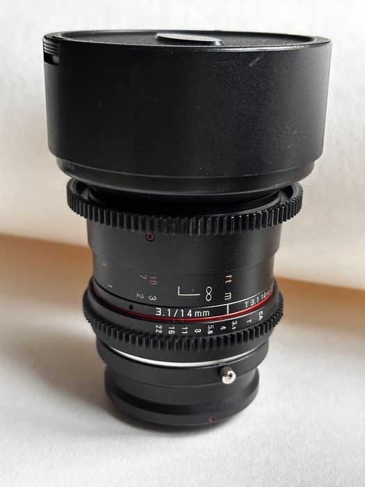 Об'єктив Samyang 14mm T3,1 Cine ED AS IF UMC для Canon