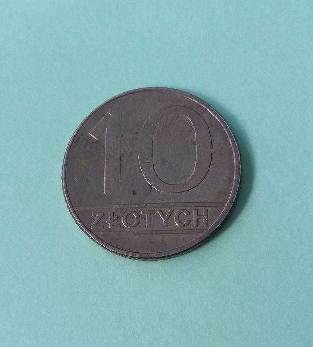 Moneta 10 zł 1989 r. Mosiądz