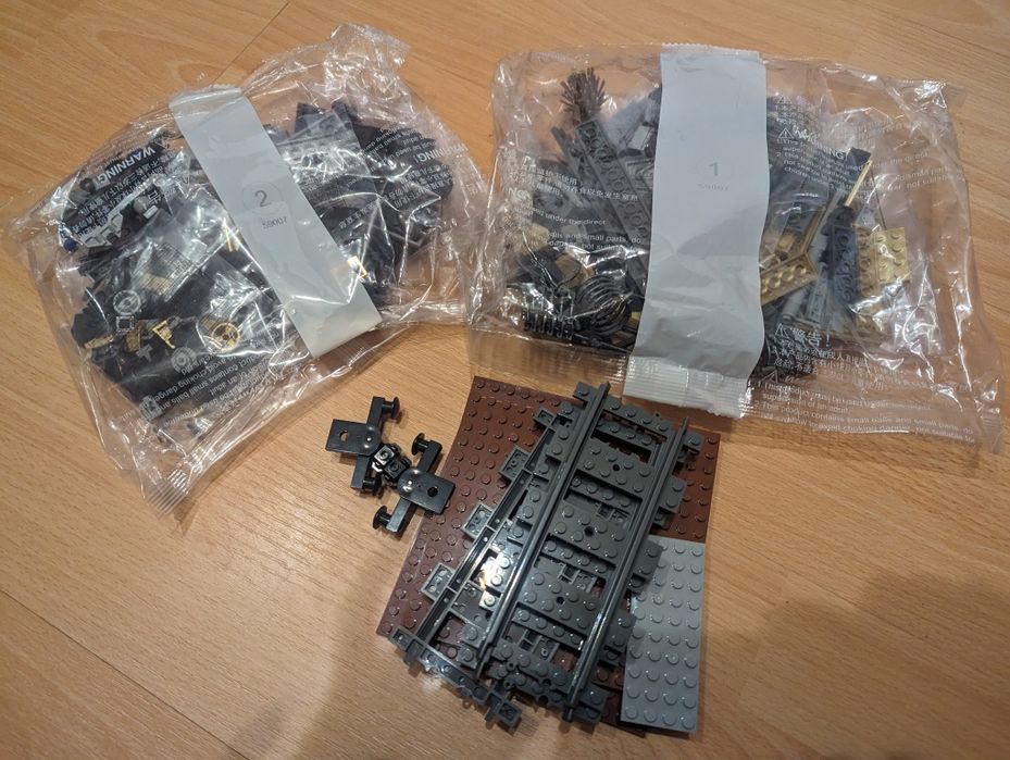 Zestaw klocków pociąg lokomotywa Krokodyl Crocodile nowy jak LEGO