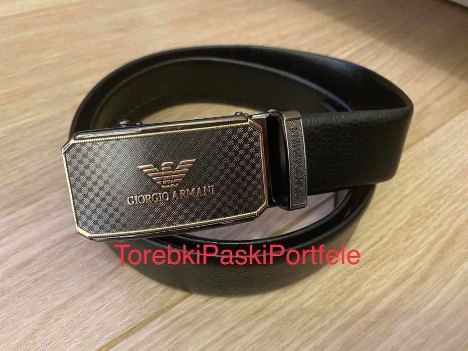 Nowy zestaw Giorgio Armani , pasek + portfel.