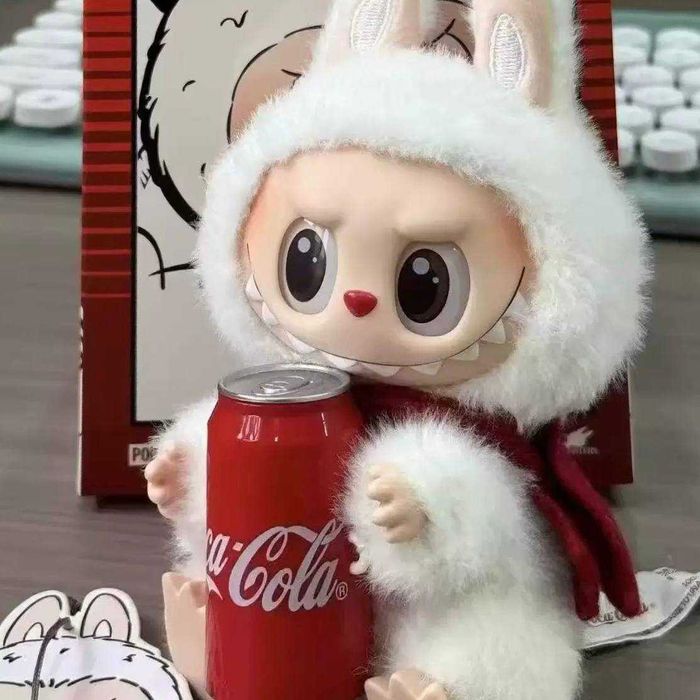 Labubu COCA COLA THE MONSTER Maskotka Lalka Brelok Figurka