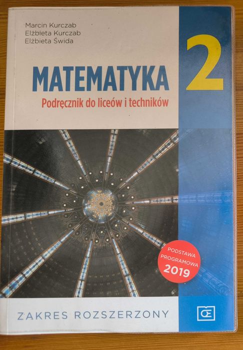 Podręcznik Matematyka klasa 2 zakres rozszerzony Pazdro