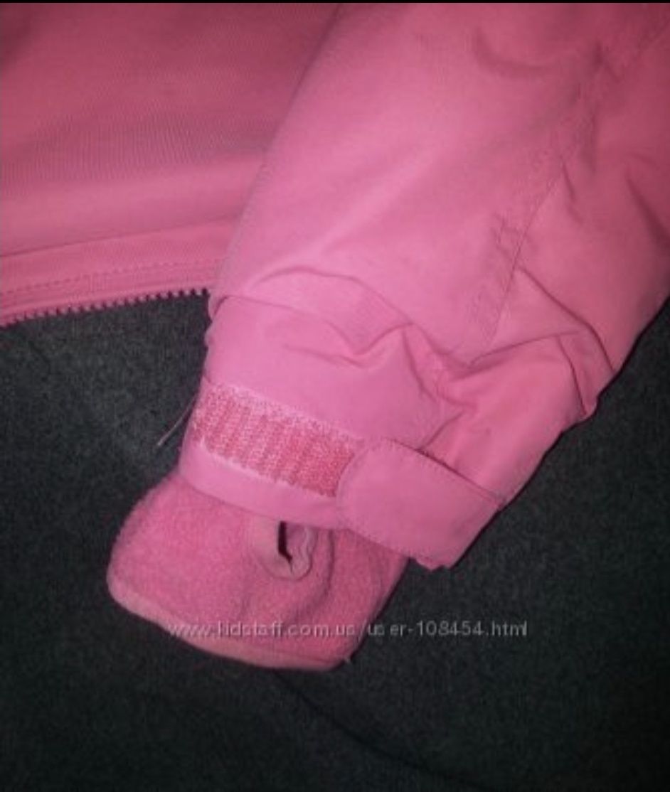 Куртка рожева на підлітка 10-12 років