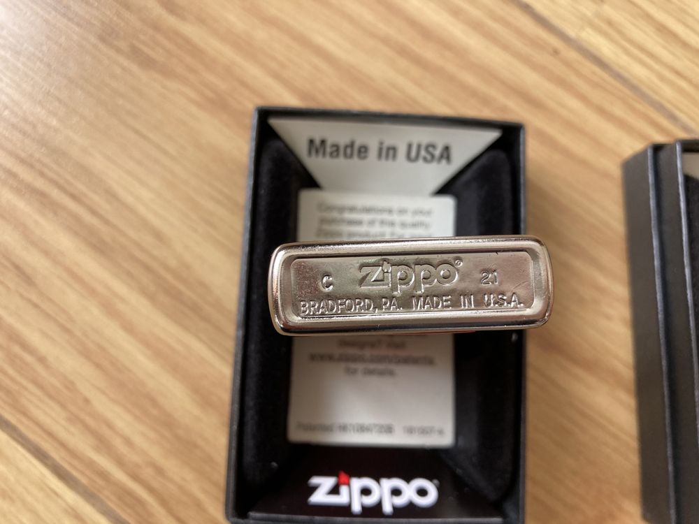 Новый пустой корпус Zippo Street Chrome 207 из США, без инсерта!