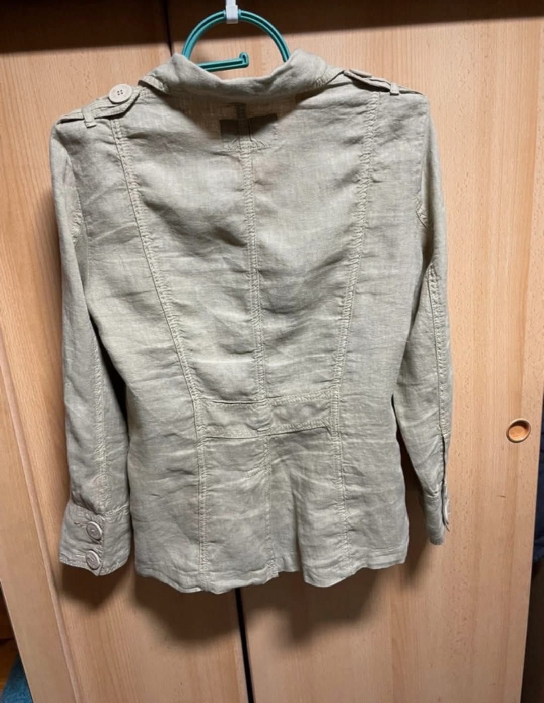 Żakiet z lnu Armani Jeans