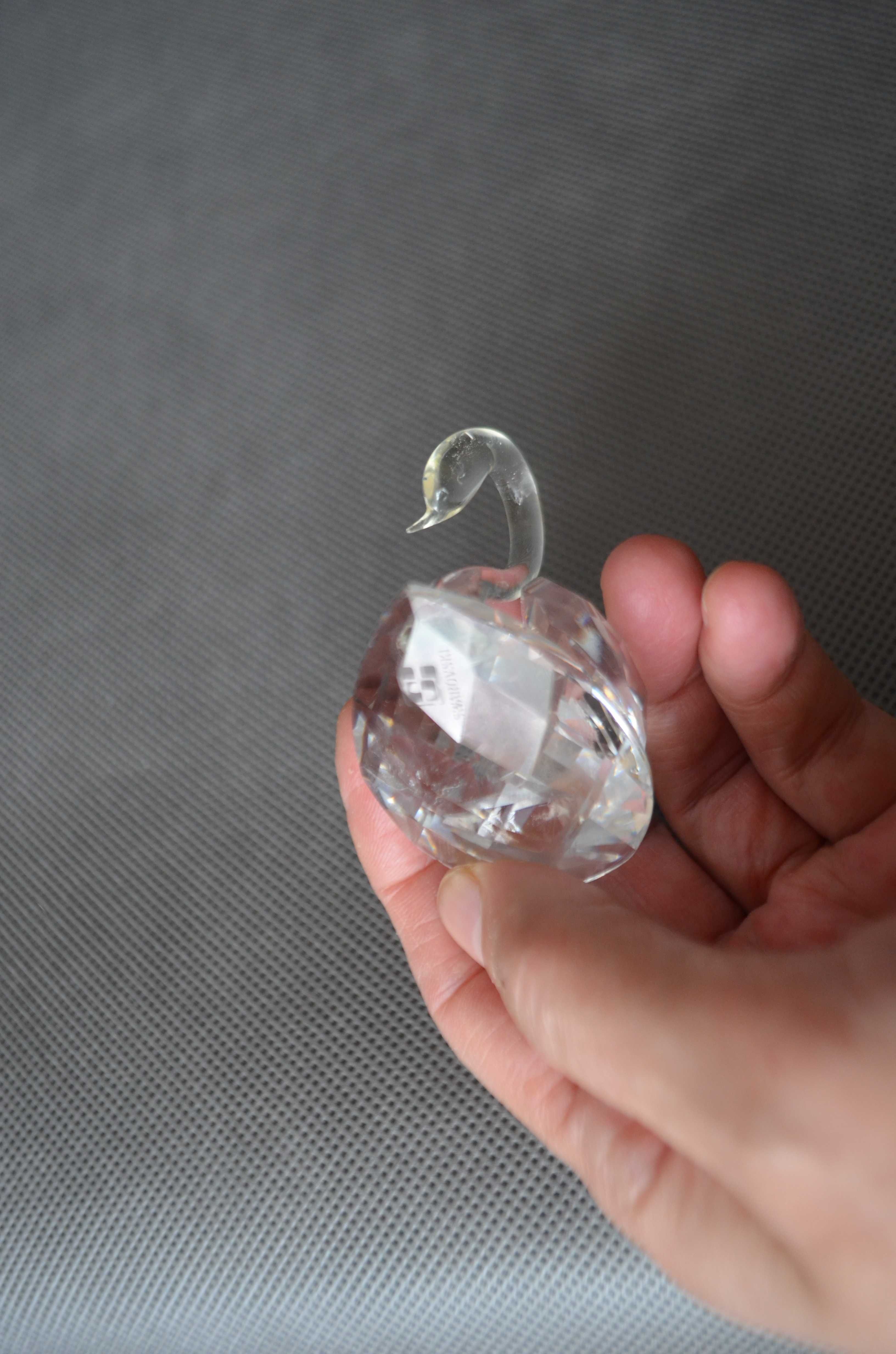 łabędź szkło kryształowe logowane Swarovski